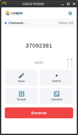GNEW PHONE — Chamada ativa